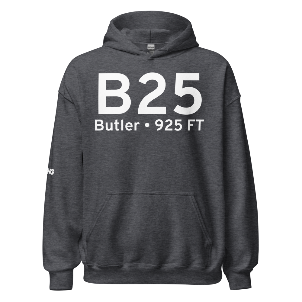 Butler (B25) Airport Hoodie Sweatshirt 