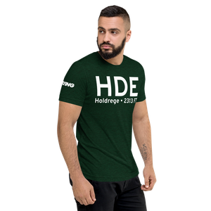 Holdrege (KHDE) Airport Tri-blend T-Shirt