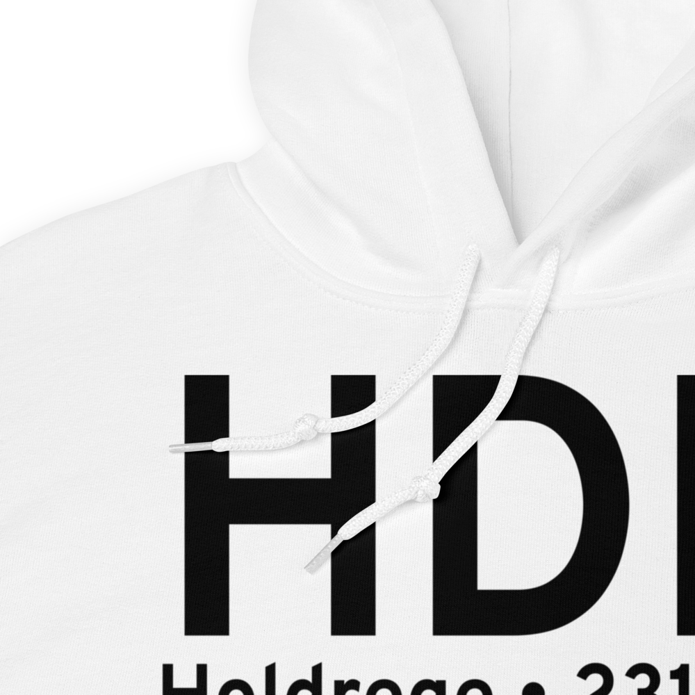 Holdrege (KHDE) Airport Hoodie Sweatshirt 