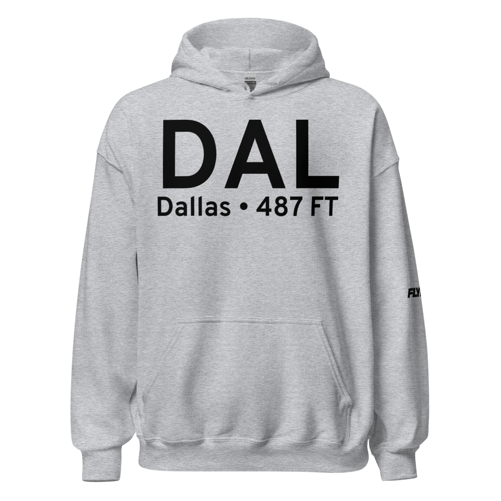 Dallas (KDAL) Airport Hoodie Sweatshirt 