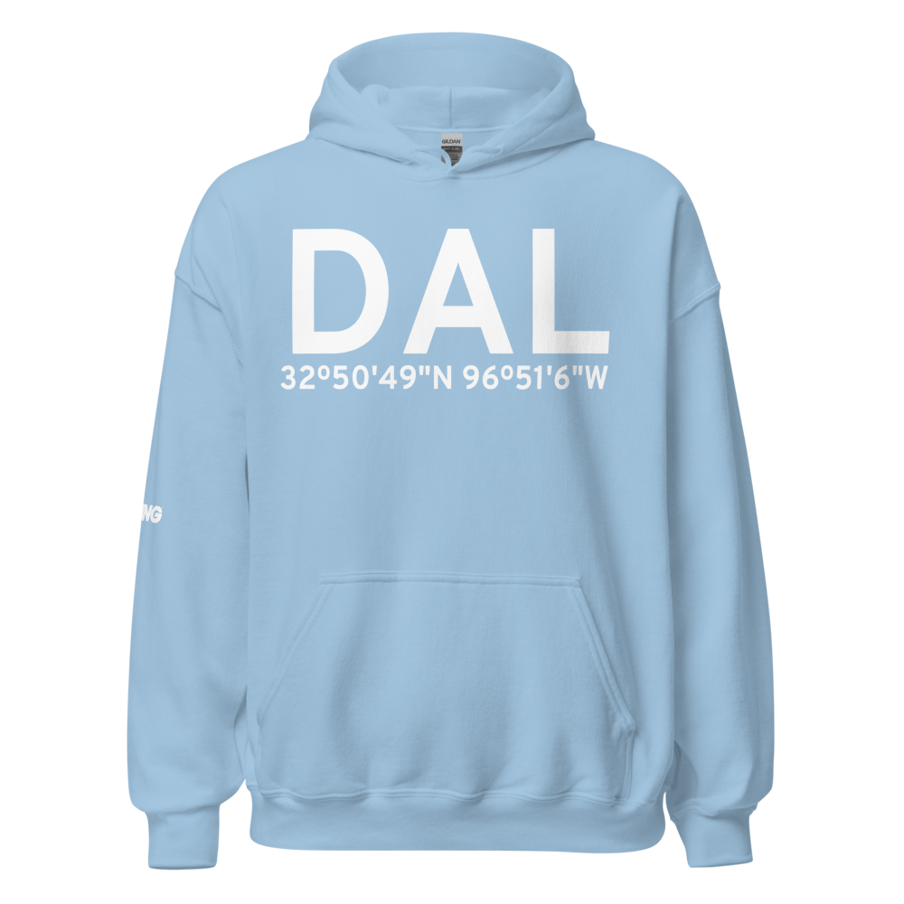 Dallas (KDAL) Airport Hoodie Sweatshirt 