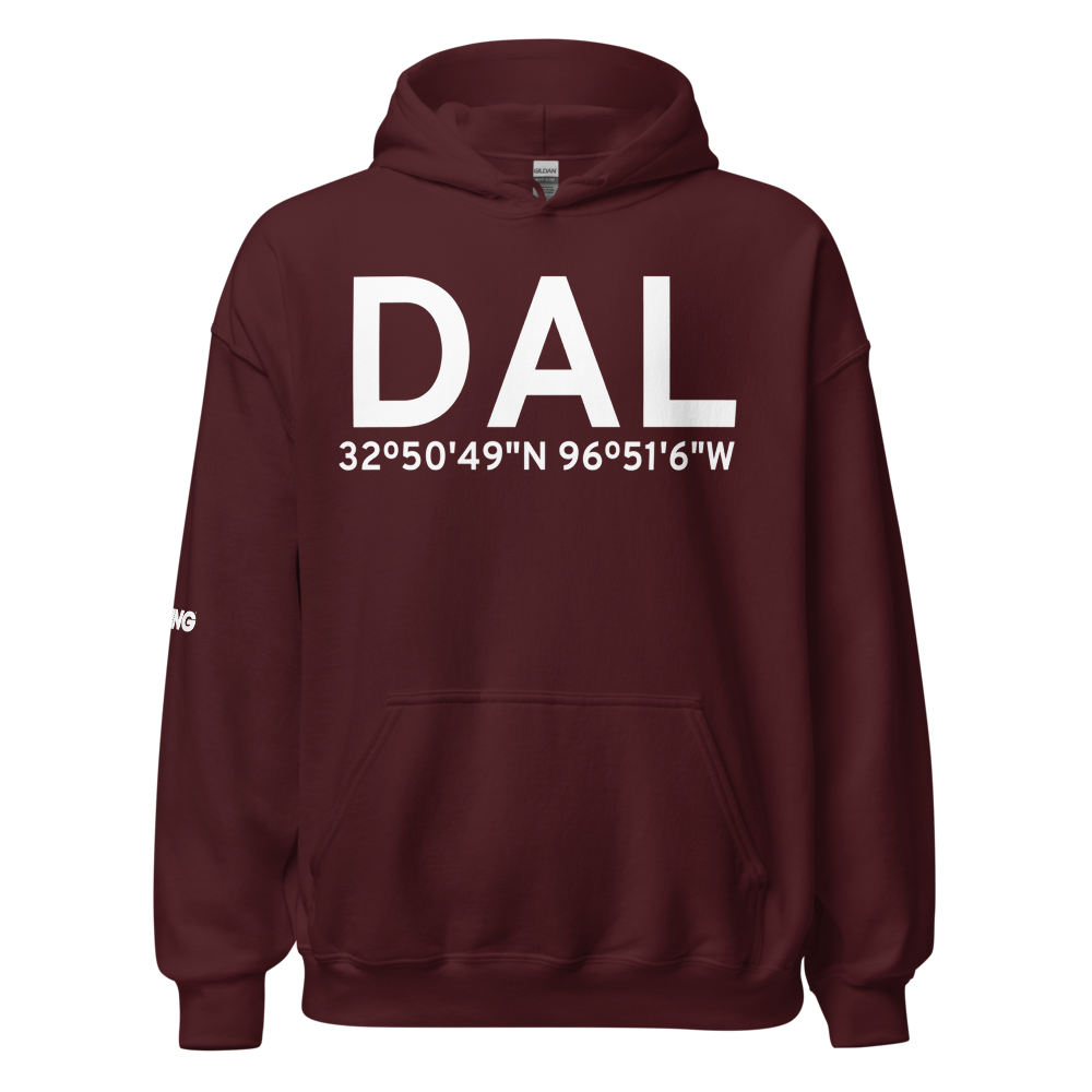 Dallas (KDAL) Airport Hoodie Sweatshirt 
