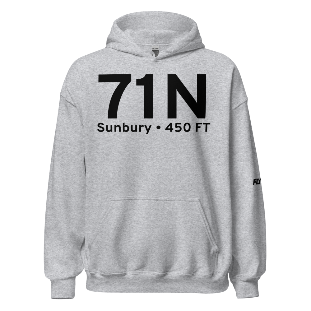 Sunbury (K71N) Airport Hoodie Sweatshirt 