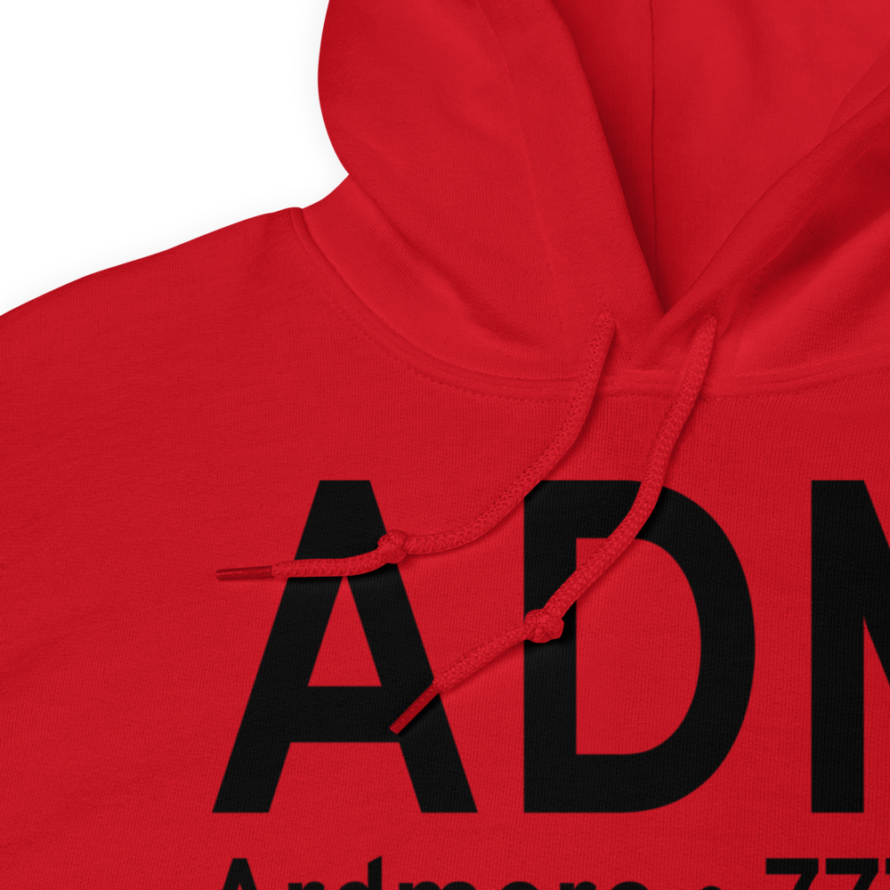 Ardmore (KADM) Airport Hoodie Sweatshirt 