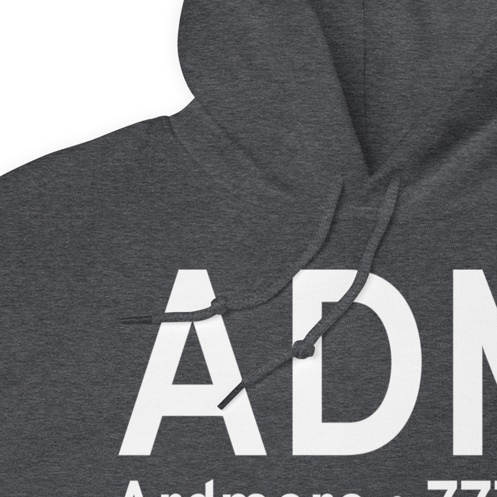 Ardmore (KADM) Airport Hoodie Sweatshirt 