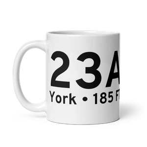 York (23A) Airport Mug
