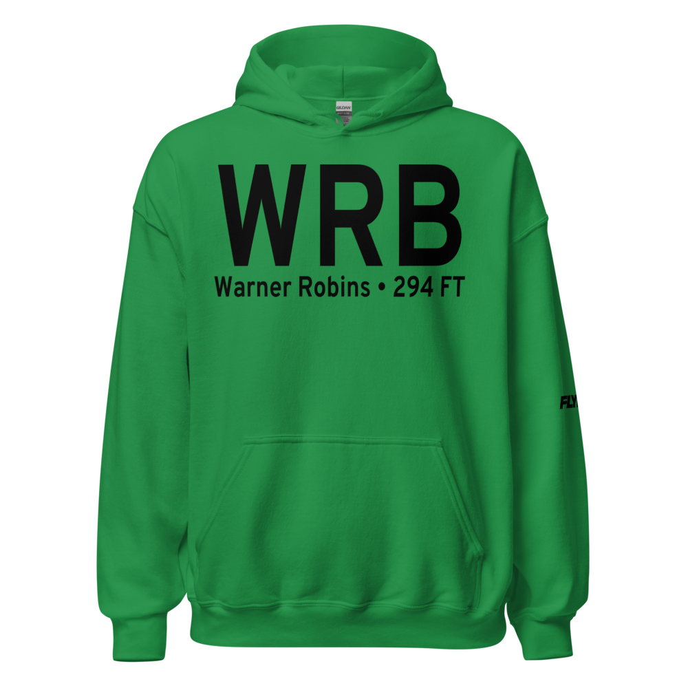 Warner Robins (KWRB) Airport Hoodie Sweatshirt 