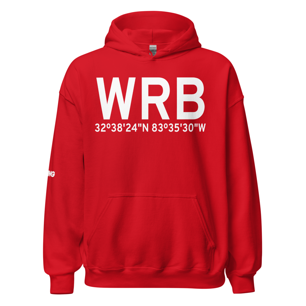 Warner Robins (KWRB) Airport Hoodie Sweatshirt 