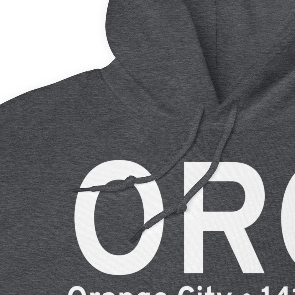 Orange City (KORC) Airport Hoodie Sweatshirt 