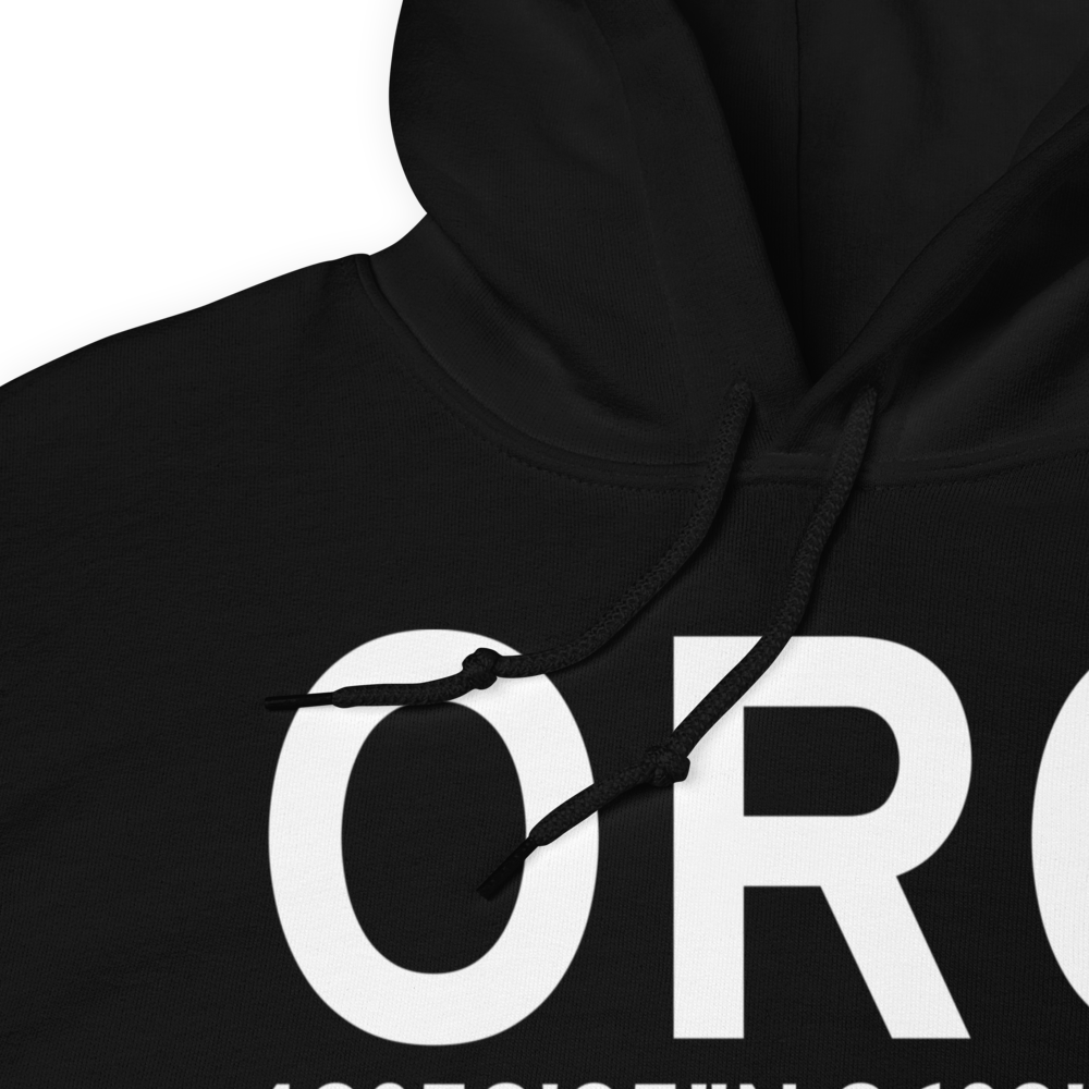 Orange City (KORC) Airport Hoodie Sweatshirt 