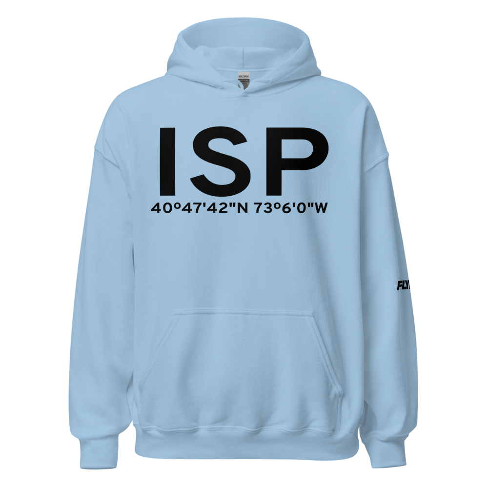 Islip (KISP) Airport Hoodie Sweatshirt 