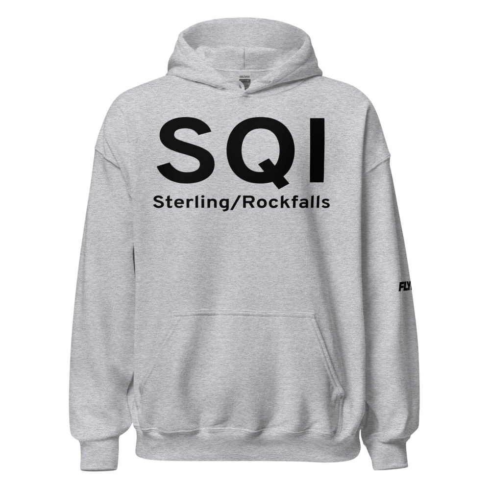 Sterling/Rockfalls (KSQI) Airport Hoodie Sweatshirt 