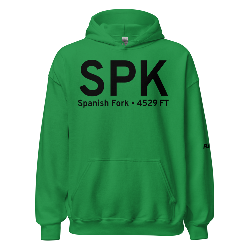 Spanish Fork (KU77) Airport Hoodie Sweatshirt 