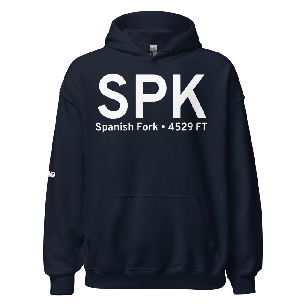 Spanish Fork (KU77) Airport Hoodie Sweatshirt 