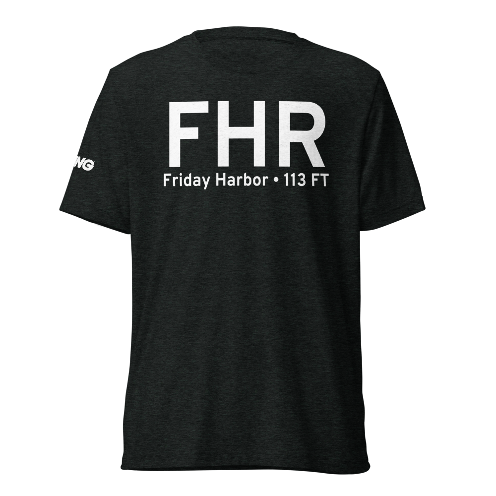 Friday Harbor (KFHR) Airport Tri-blend T-Shirt 