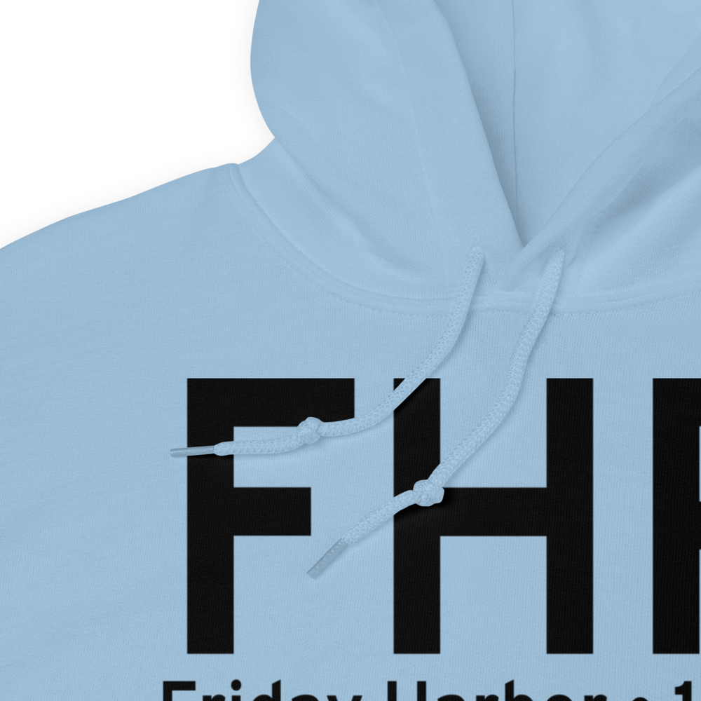 Friday Harbor (KFHR) Airport Hoodie Sweatshirt 