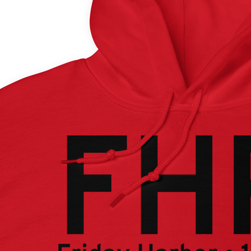 Friday Harbor (KFHR) Airport Hoodie Sweatshirt 