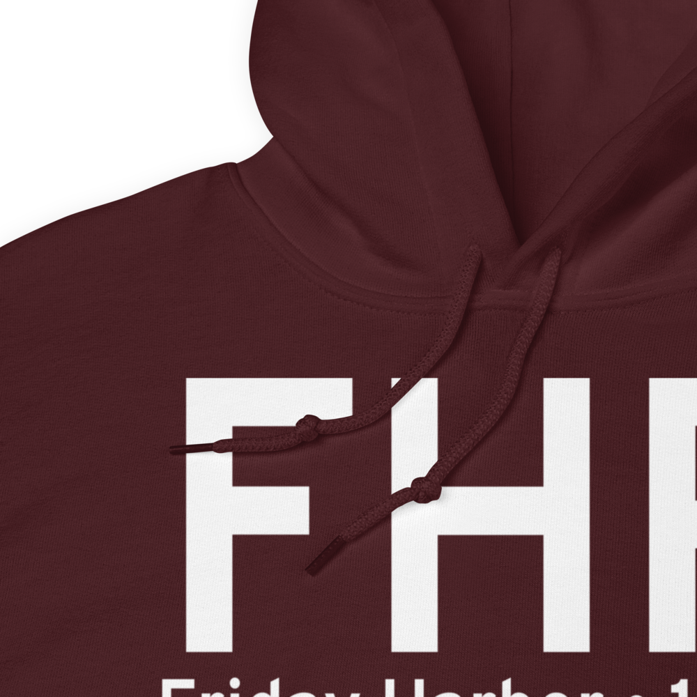 Friday Harbor (KFHR) Airport Hoodie Sweatshirt 