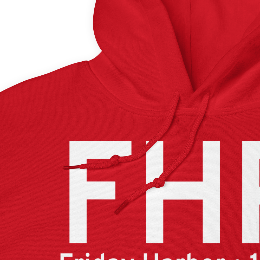 Friday Harbor (KFHR) Airport Hoodie Sweatshirt 