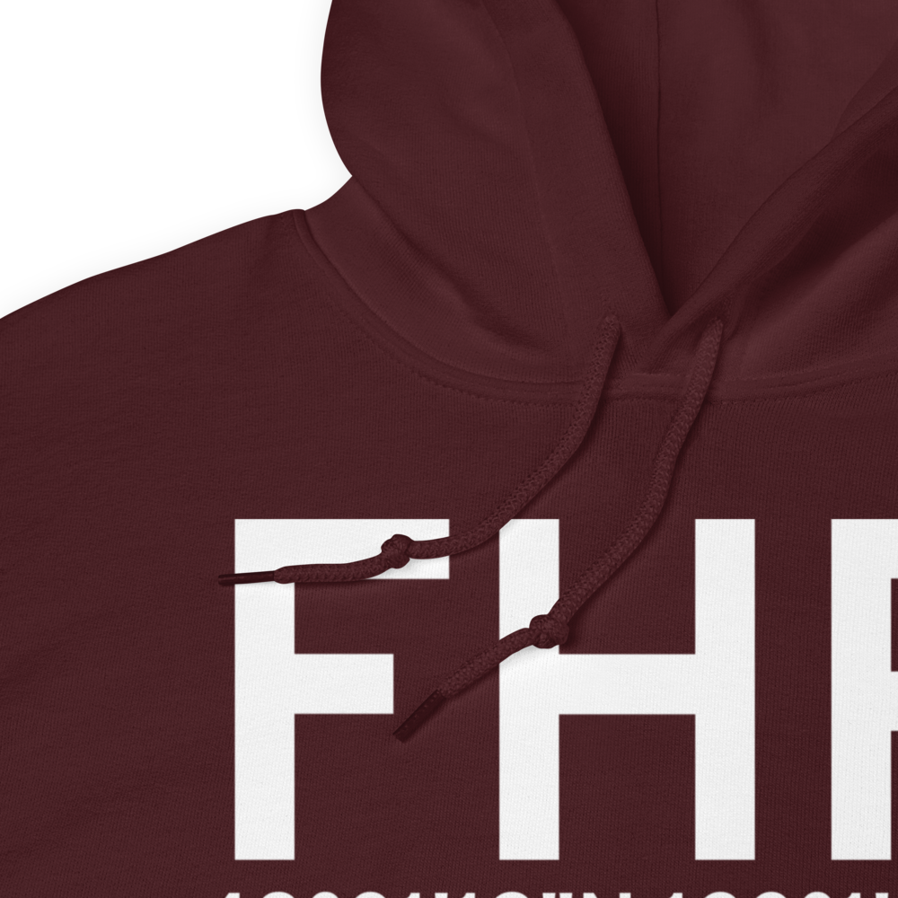 Friday Harbor (KFHR) Airport Hoodie Sweatshirt 