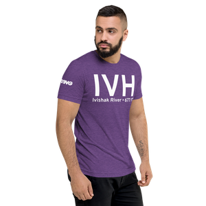 Ivishak River (IVH) Airport Tri-blend T-Shirt