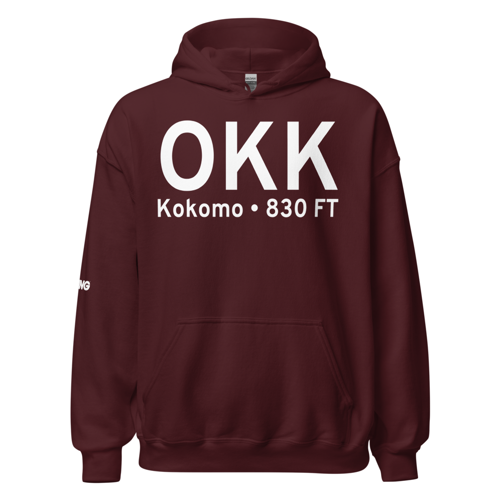 Kokomo (KOKK) Airport Hoodie Sweatshirt 