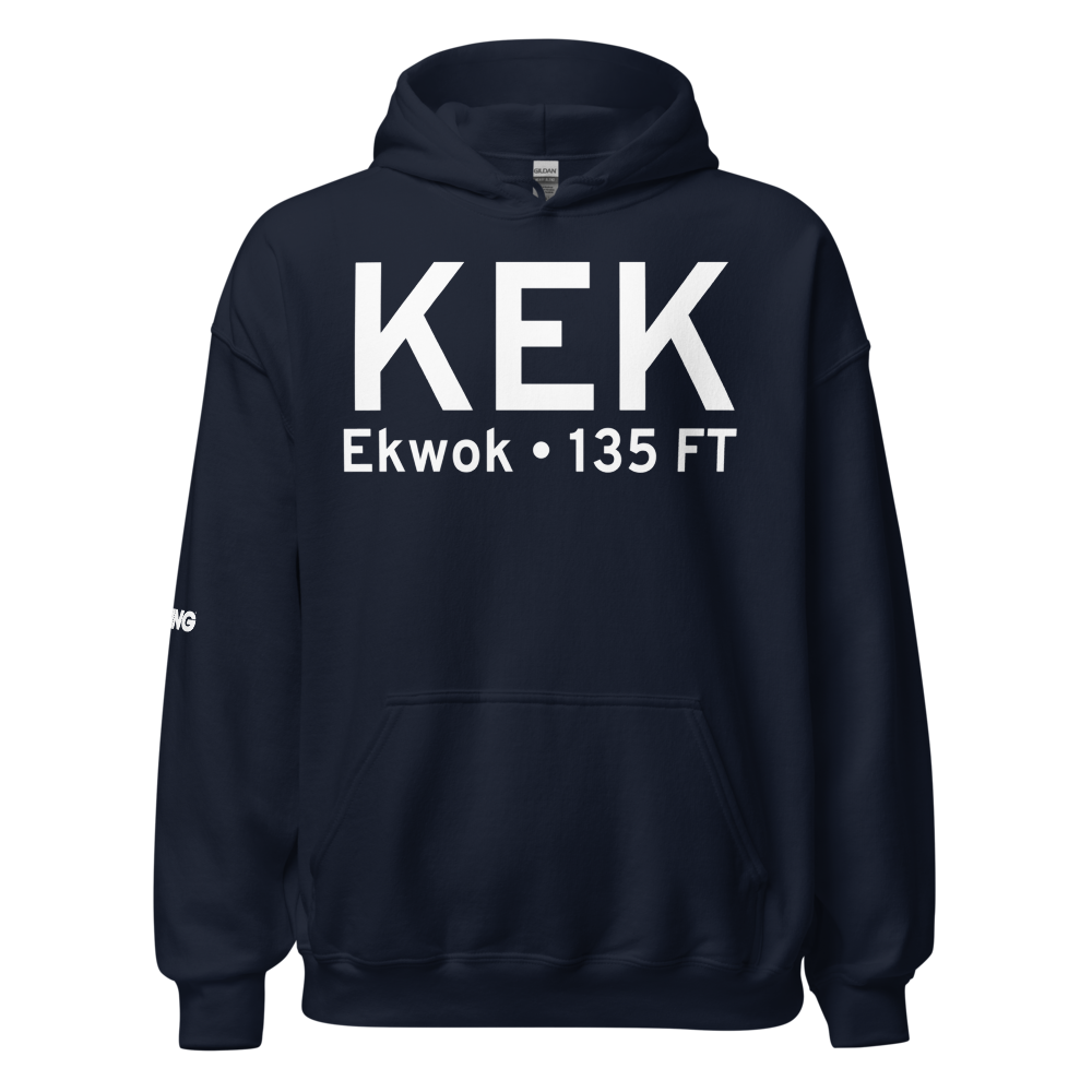 Ekwok (KEK) Airport Hoodie Sweatshirt 