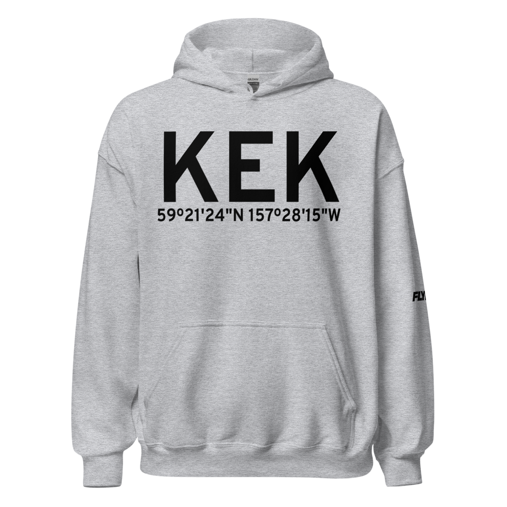 Ekwok (KEK) Airport Hoodie Sweatshirt 