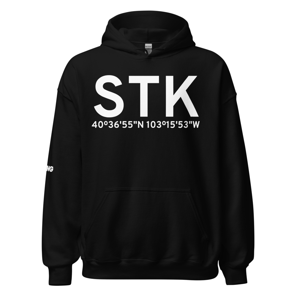 Sterling (KSTK) Airport Hoodie Sweatshirt 