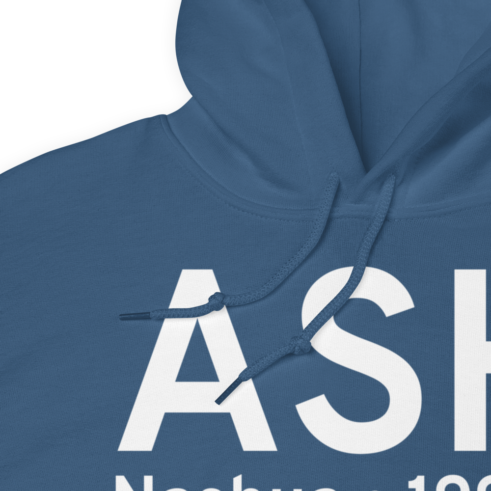 Nashua (KASH) Airport Hoodie Sweatshirt 