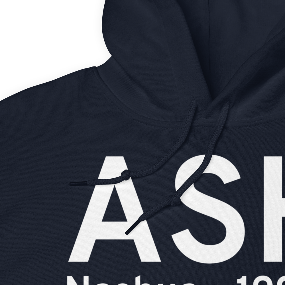 Nashua (KASH) Airport Hoodie Sweatshirt 