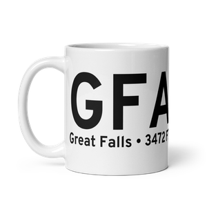 Great Falls (KGFA) Airport Mug