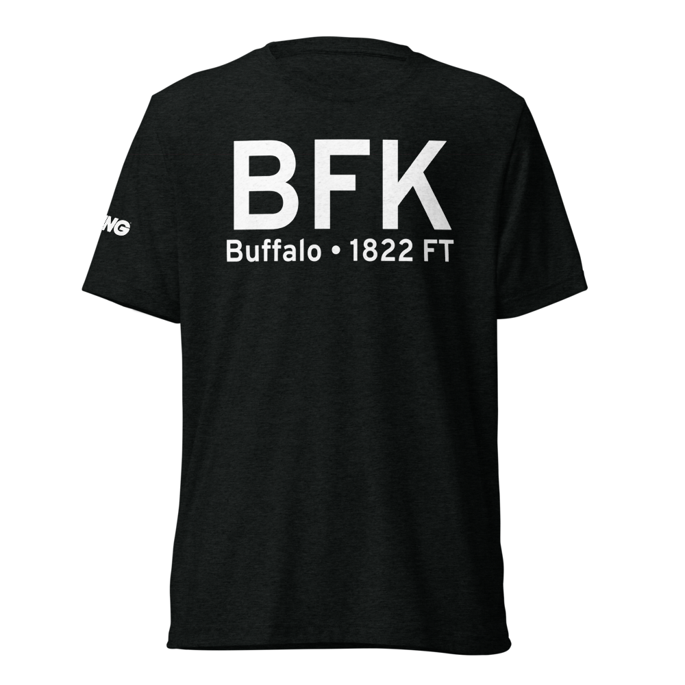 Buffalo (KBFK) Airport Tri-blend T-Shirt 