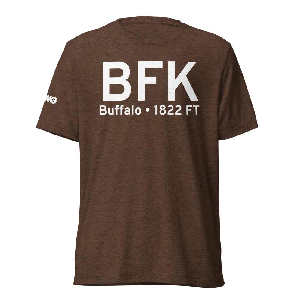 Buffalo (KBFK) Airport Tri-blend T-Shirt 