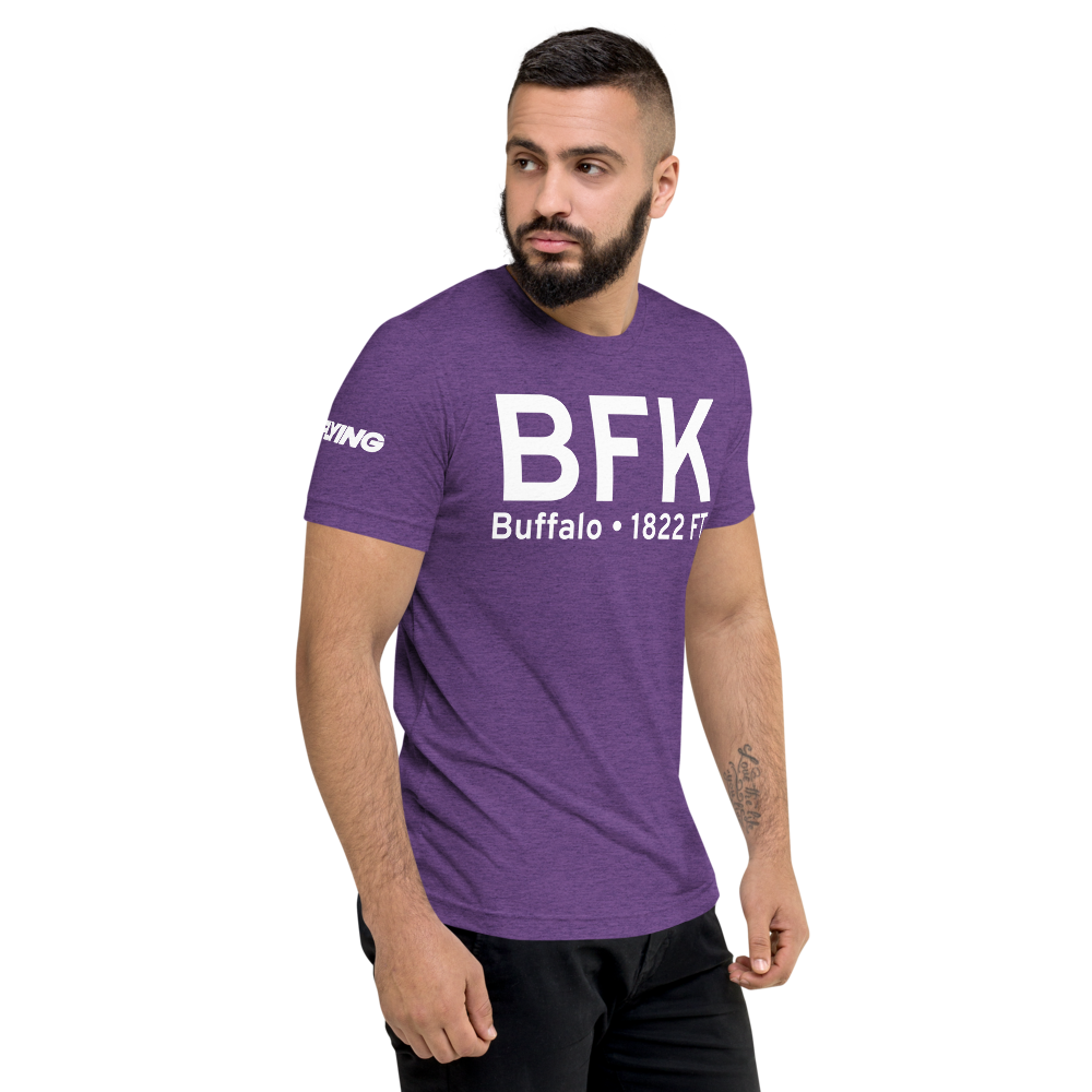 Buffalo (KBFK) Airport Tri-blend T-Shirt 