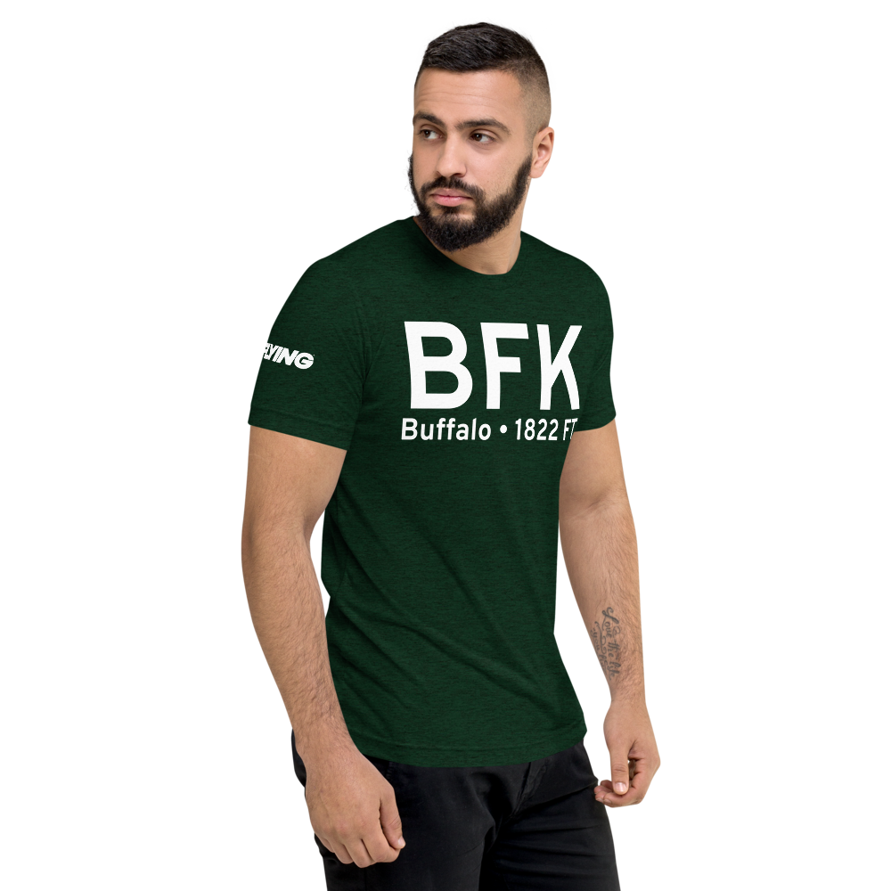 Buffalo (KBFK) Airport Tri-blend T-Shirt 