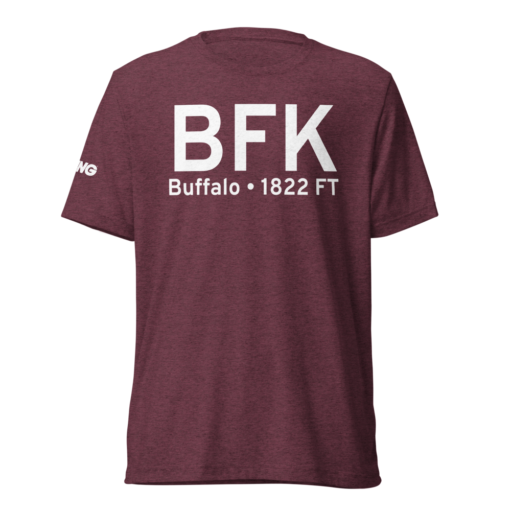 Buffalo (KBFK) Airport Tri-blend T-Shirt 