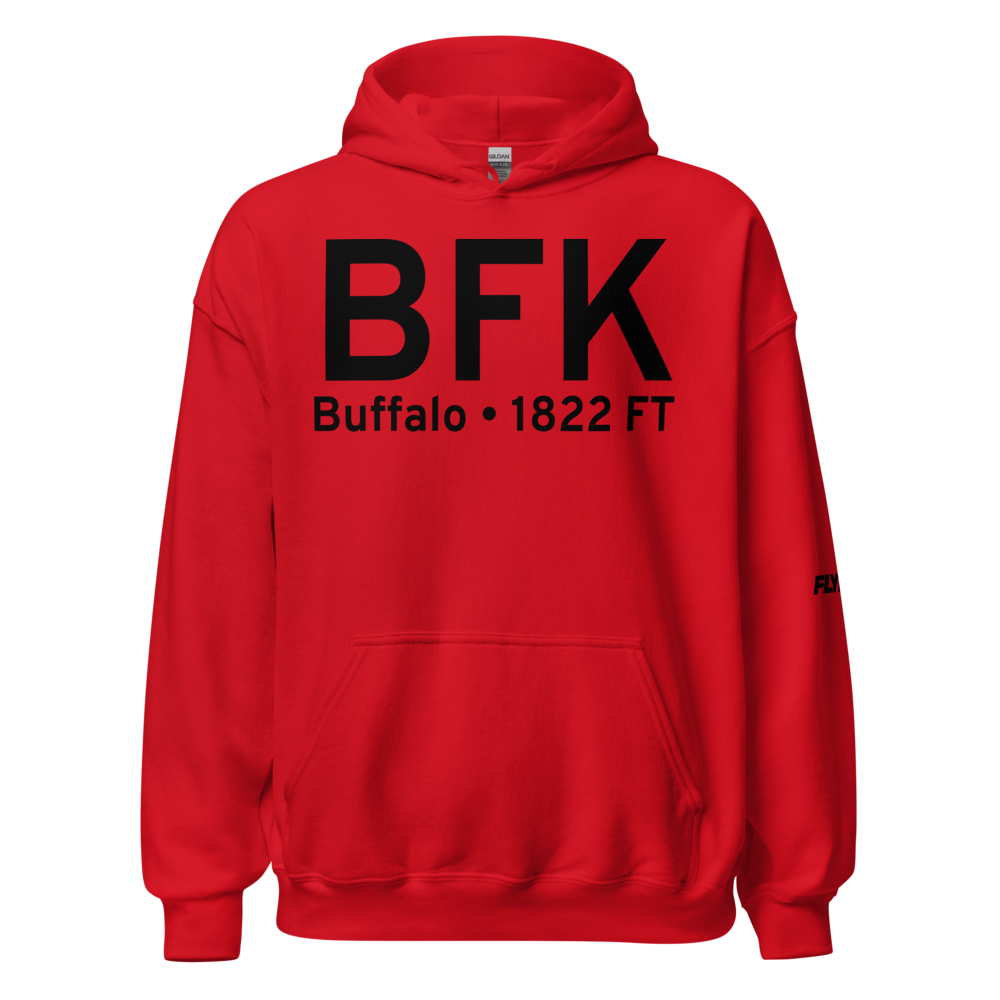 Buffalo (KBFK) Airport Hoodie Sweatshirt 