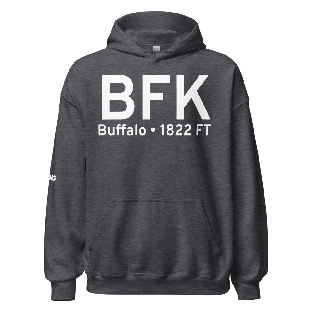 Buffalo (KBFK) Airport Hoodie Sweatshirt 