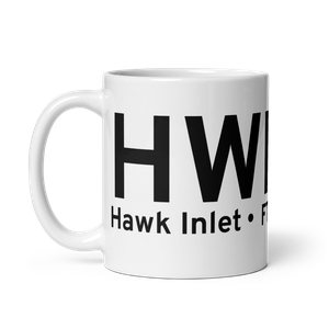 Hawk Inlet (HWI) Airport Mug