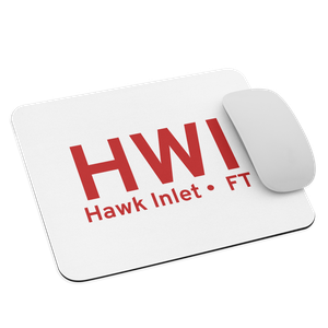 Hawk Inlet (HWI) Airport  Mouse Pad