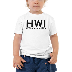 Hawk Inlet (HWI) Airport Toddler T-Shirt