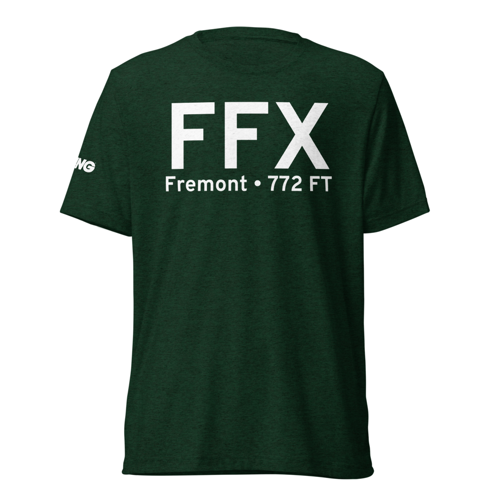 Fremont (KFFX) Airport Tri-blend T-Shirt 