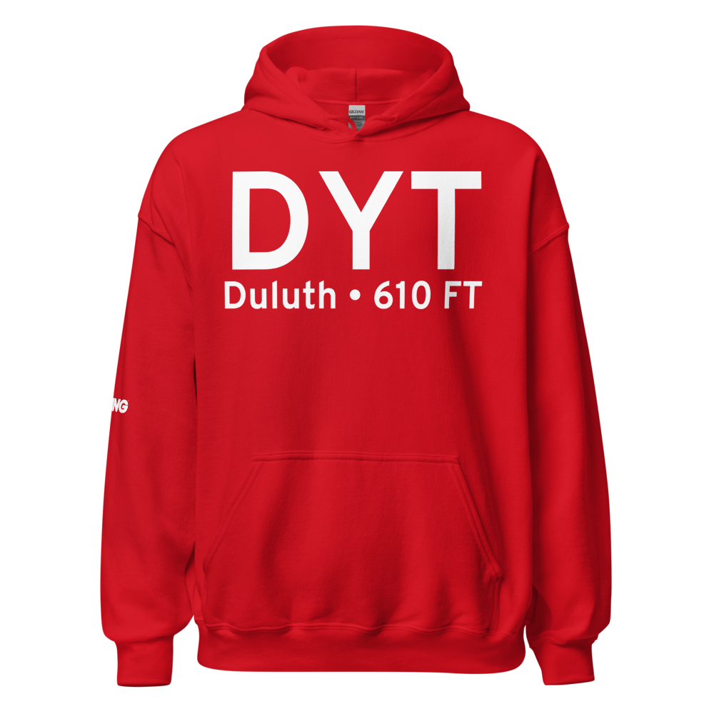 Duluth (KDYT) Airport Hoodie Sweatshirt 