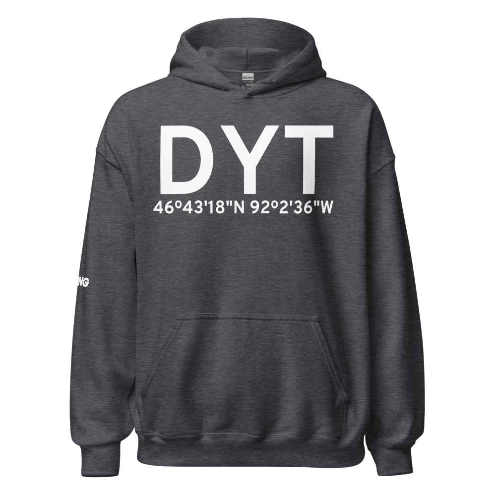Duluth (KDYT) Airport Hoodie Sweatshirt 