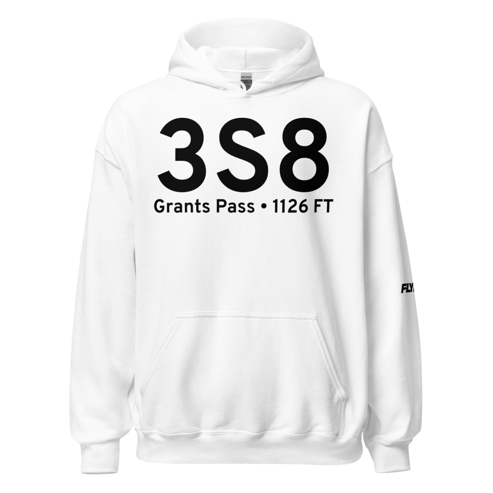 Grants Pass (K3S8) Airport Hoodie Sweatshirt 