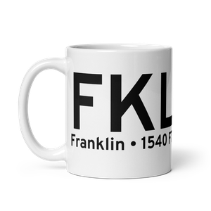 Franklin (KFKL) Airport Mug