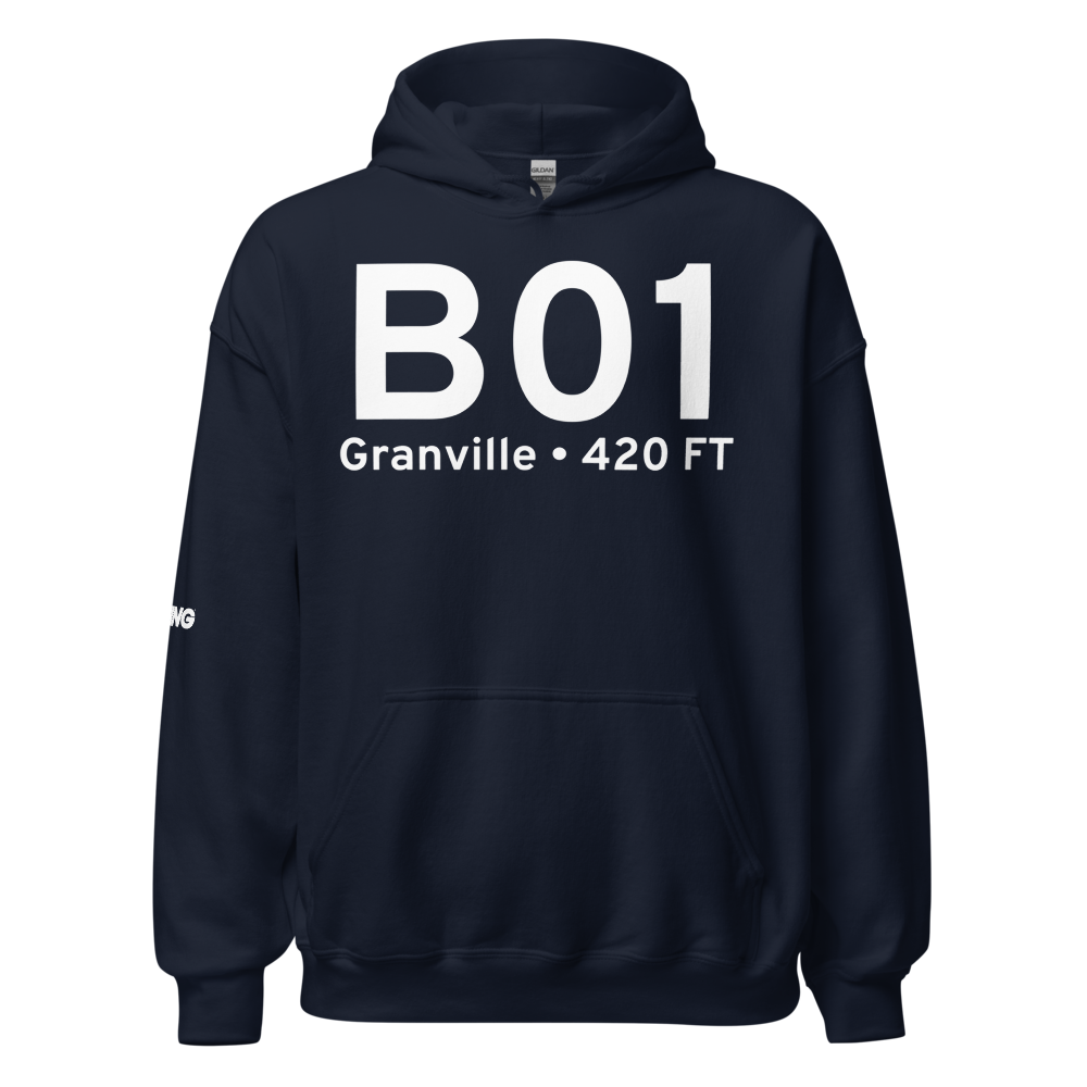 Granville (B01) Airport Hoodie Sweatshirt 