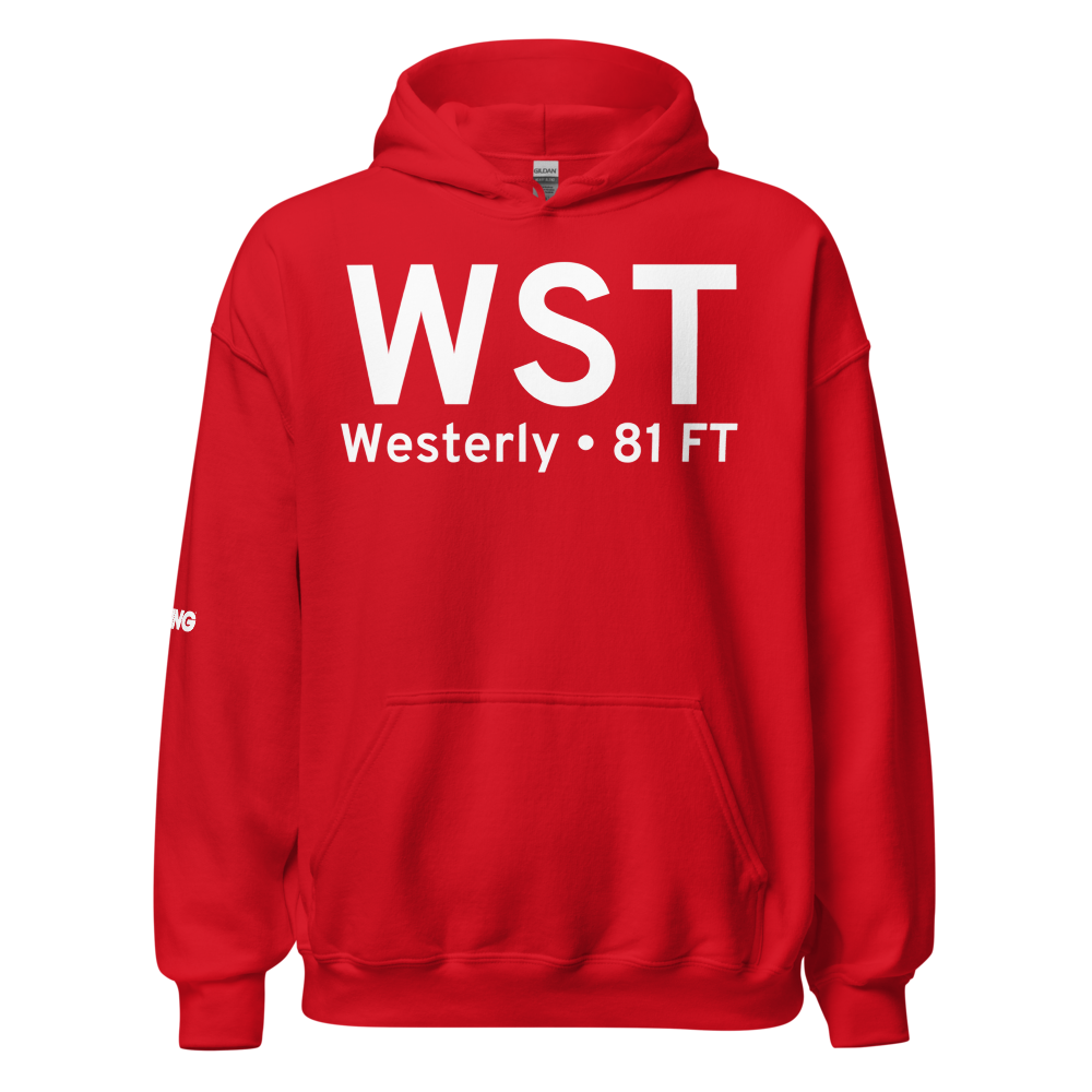 Westerly (KWST) Airport Hoodie Sweatshirt 