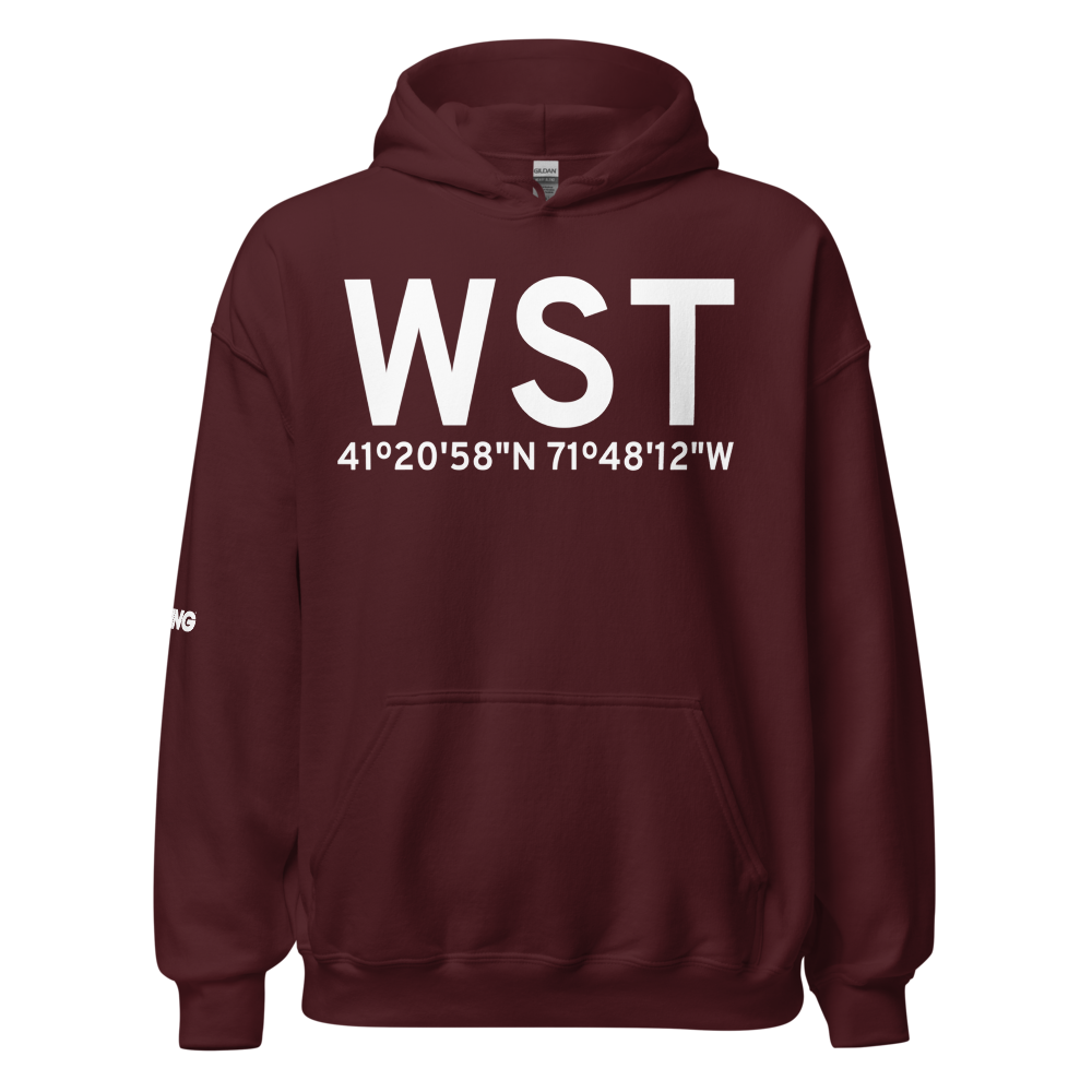 Westerly (KWST) Airport Hoodie Sweatshirt 